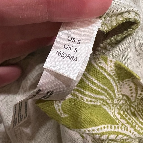 Daily Practice by Anthropologie Green Paisley Floral Cotton Blend Dress Size S - Picture 11 of 15